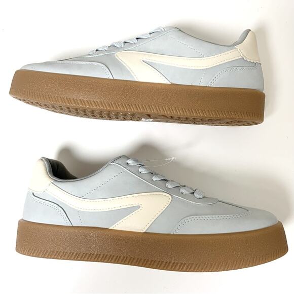 Dolce Vita Russo Platform Sneakers Blue White Tan Shoes Size 7.5 Women's NEW - Picture 3 of 13